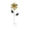 30.5" Cream Metal Flower Yard Stake by Ashland®